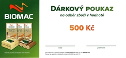 Dárková poukázka 500 Kč